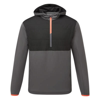Sunderland Everest Hybrid Hooded Golf Wind Jacket Charcoal/Black/Inferno