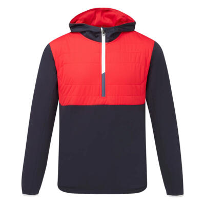Sunderland Everest Hybrid Hooded Golf Wind Jacket Navy/Red/White