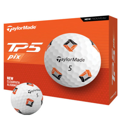 TaylorMade TP5 Pix Golf Balls White