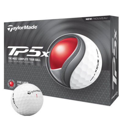 TaylorMade TP5x Golf Balls White
