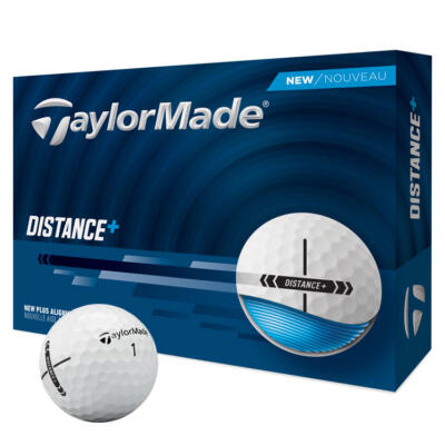 TaylorMade Distance Plus Golf Balls White