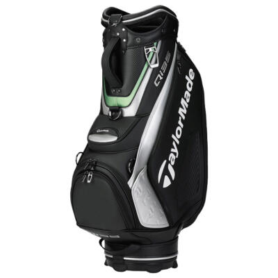 TaylorMade Golf Tour Staff Bag Black/Silver/Green N3846801