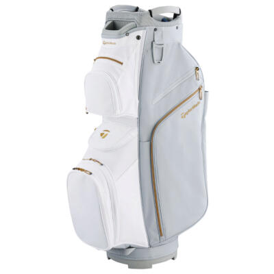 TaylorMade Ladies Kalea Gold Golf Cart Bag Grey/White N3811701