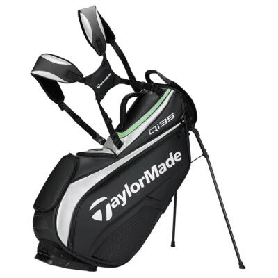 TaylorMade Tour Golf Stand Bag Black/Silver/Green N3854601
