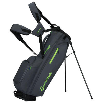 TaylorMade FlexTech Golf Stand Bag Grey/Neon Green M2332401