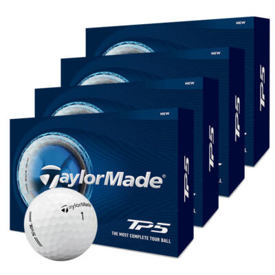 TaylorMade TP5 Golf Balls (4 For 3) White
