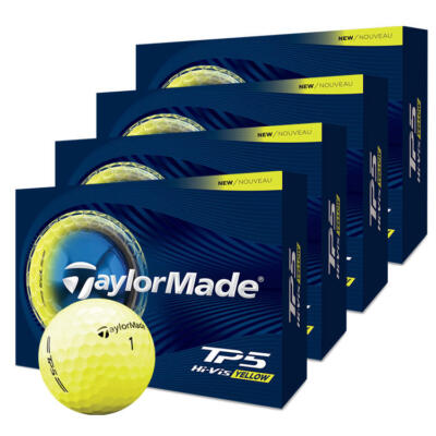 TaylorMade TP5 Golf Balls (4 For 3) Yellow