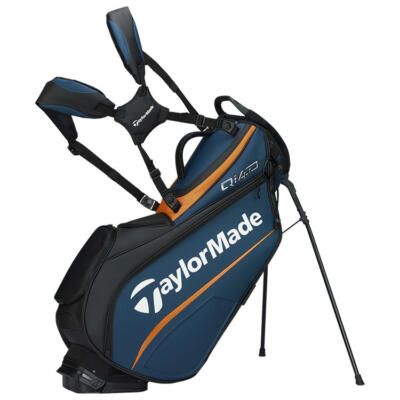 TaylorMade Qi4D Tour Golf Stand Bag Black/Deep Blue/Orange M2382401