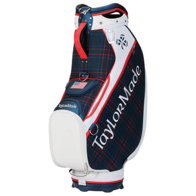 TaylorMade Patriotic Plaid Golf Tour Staff Bag White/Navy/Red N3847201
