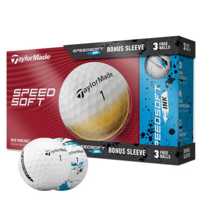 TaylorMade SpeedSoft Golf Balls (15 Pack) White