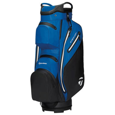 TaylorMade Storm Dry Waterproof Golf Cart Bag Black/Blue  M2395301