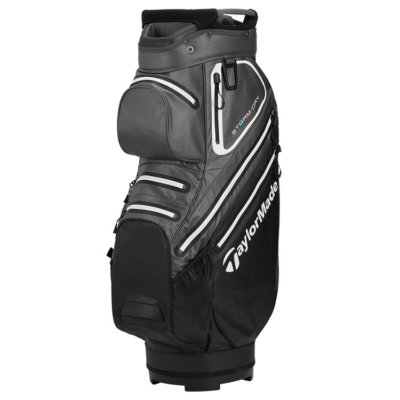 TaylorMade Storm Dry Waterproof Golf Cart Bag Black/Grey/White V97823