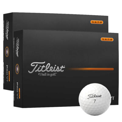 Titleist Pro V1 High Number Golf Balls (Double Dozen) White