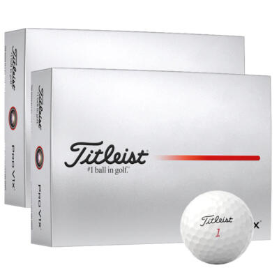 Titleist Pro V1x Golf Balls (Double Dozen) White