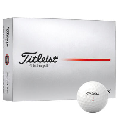 Titleist Pro V1x Christmas Golf Balls White