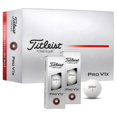 Titleist Pro V1x Loyalty Box Golf Balls (4 For 3) White