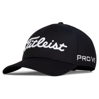 Titleist Tour Performance Golf Cap Black/White TH25ATPE-01