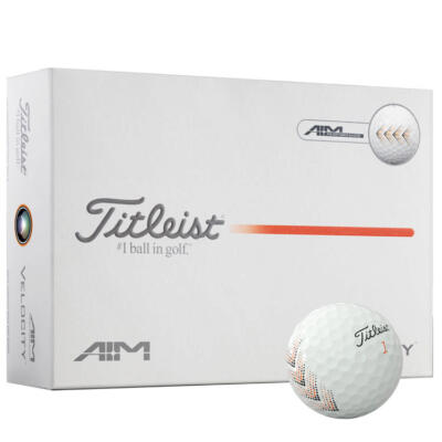 Titleist Velocity AIM Performance Golf Balls White
