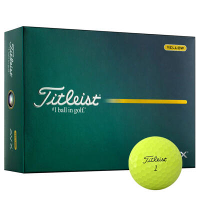 Titleist AVX Golf Balls Yellow