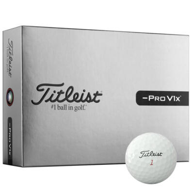 Titleist Pro V1x Left Dash Golf Balls White