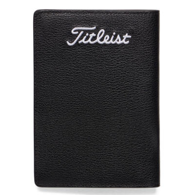 Titleist Leather Scorecard Holder Black/White TA26SH-01