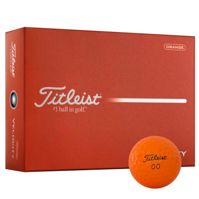 Titleist Velocity Golf Balls Orange