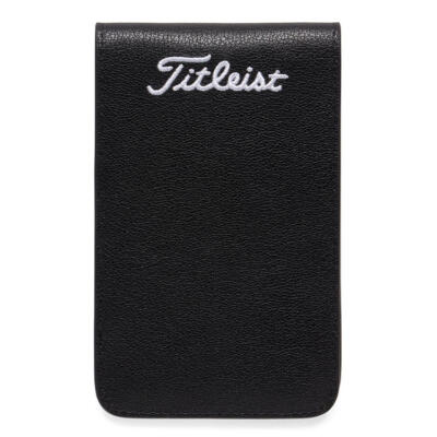 Titleist Leather Yardage Book Black/White TA26YB-01