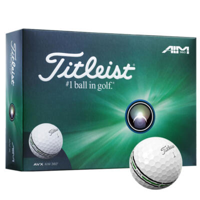 Titleist AVX AIM 360 Golf Balls White