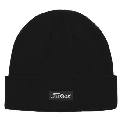 Titleist Charleston Cuff Knit Golf Beanie Black/White TH25WCCKNE-01