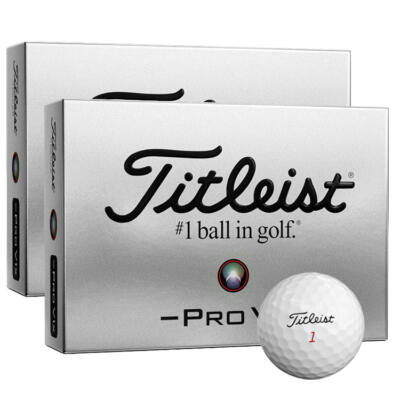 Titleist Pro V1x Left Dash Golf Balls (Double Dozen) White