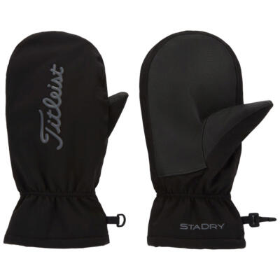 Titleist Stadry Winter Cart Golf Mitts Black/Charcoal TA23WSCM-02