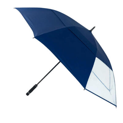 TourDri 64 Inch Golf Umbrella Navy/Clearview