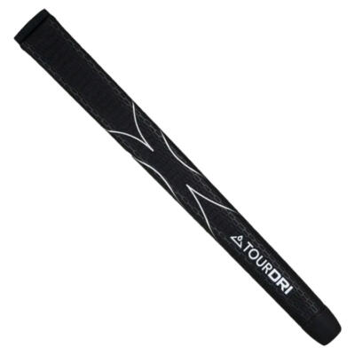 TourDri PU Putter Golf Grip Black/Silver GTD006A