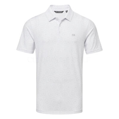 TravisMathew Free Passage Golf Polo Shirt White A40117-1WHT