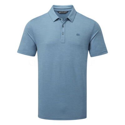 TravisMathew The Heater Golf Polo Shirt Stellar Blue 1MW395-4COP