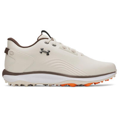 Under Armour Drive Fade 2 SL Golf Shoes Stone/Stone/Metallic Silver 6006121-279