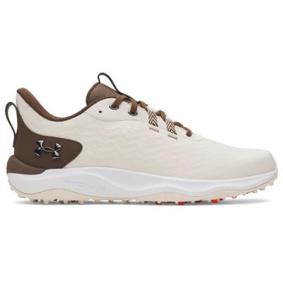Under Armour Drive Pro Clone SL Golf Shoes Stone/Gridiron Brown/Metallic Gunmetal 6006117-279
