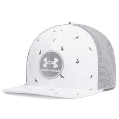 Under Armour Iso-Chill Driver Low Golf Cap White/White 1389887-100