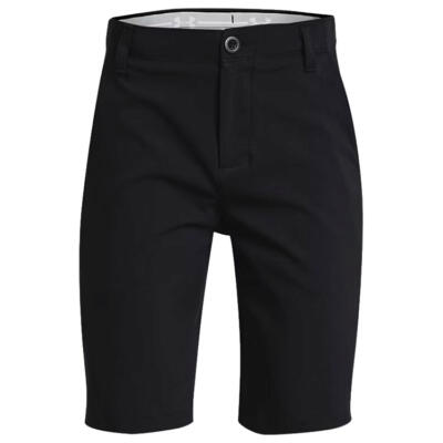 Under Armour Junior Matchplay Golf Shorts Black/Mod Grey 1361773-001