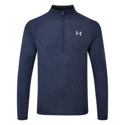 Under Armour Tech 2.0 1/2 Zip Golf Sweater Academy/Steel 1328495-409