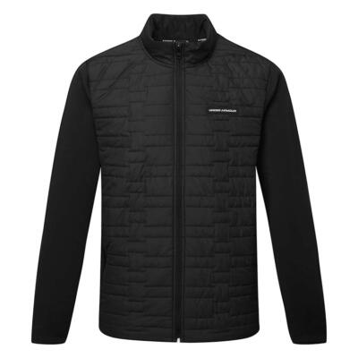 Under Armour Drive Pro Insulated Golf Wind Jacket Black/Metallic Silver 1385829-001