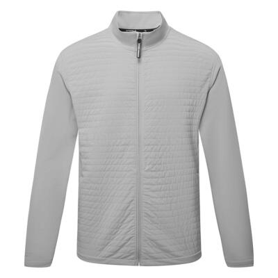 Under Armour Drive Pro Storm Insulated Golf Wind Jacket Tetra Grey/Metallic Silver 1387119-015