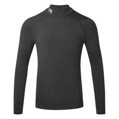 Under Armour Comp Mock Golf Base Layer Black/White 1366072-001