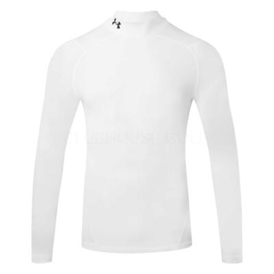 Under Armour Comp Mock Golf Base Layer White/Black 1366072-100
