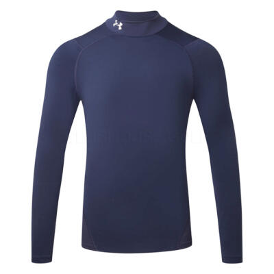 Under Armour Comp Mock Golf Base Layer Midnight Navy/White 1366072-410