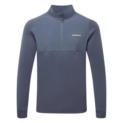 Under Armour Drive Pro Hybrid 1/2 Zip Golf Sweater Downpour Grey/Black 6005666-044