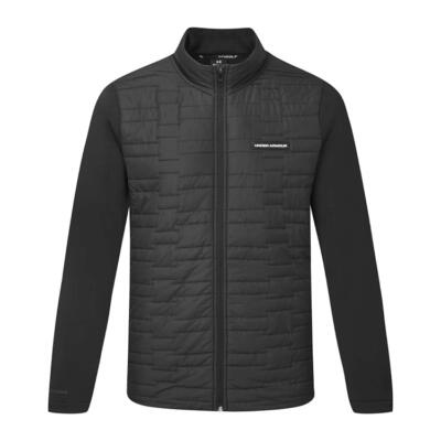 Under Armour Drive Pro Insulated Golf Wind Jacket Black/Metallic Silver 6011061-001