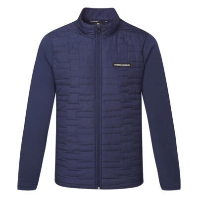 Under Armour Drive Pro Insulated Golf Wind Jacket Midnight Navy/Metallic Silver