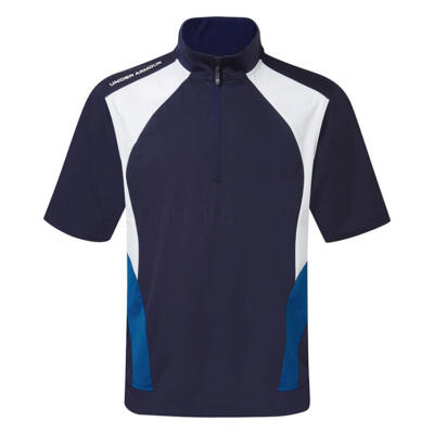 Under Armour Drive 1/2 Zip SS Golf Wind Top Midnight Navy/Varsity Blue/White 6011399-410
