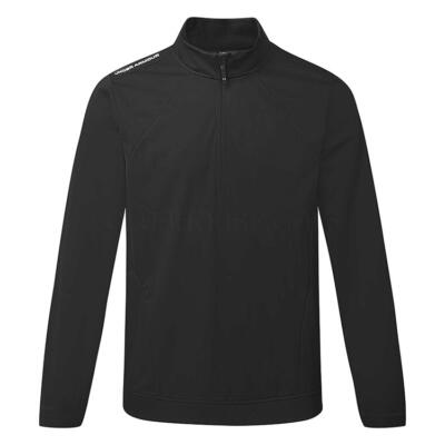 Under Armour Drive 1/2 Zip Golf Wind Top Black/White 6009749-001